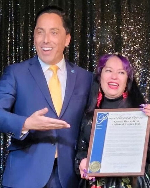 Mayor Todd Gloria and Alma Rodriguez